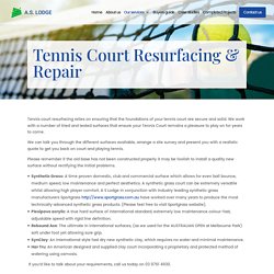 Tennis Court Resurface Services for the Brighton Area