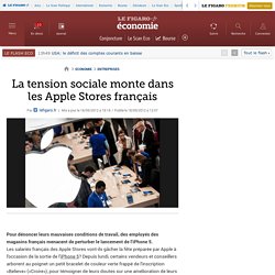 La tension sociale monte dans les Apple Stores français