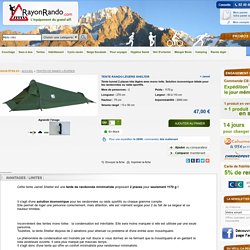 tente de randonnée légère Shelter - Jamet - achat de tente de randonnée