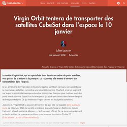 Virgin Orbit tentera de transporter des satellites CubeSat dans l'espace le 10 janvier