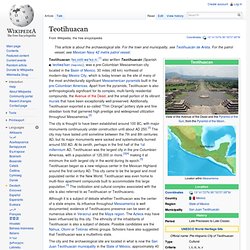 Teotihuacan - Wikipedia, the free encyclopedia - Waterfox