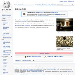 Tepidarium