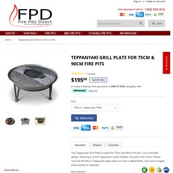 Teppanyaki Grill Plate for 75cm & 90cm Fire Pits – Fire Pits Direct