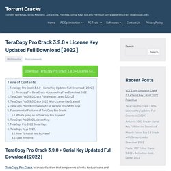 TeraCopy Pro Crack 3.8.5 + License Key Updated Full Download [2022]