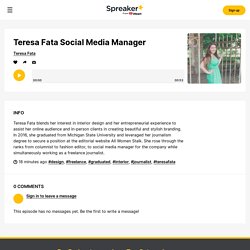 Teresa Fata Social Media Manager
