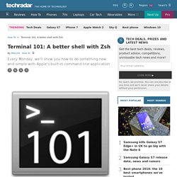 Terminal 101: A better shell with Zsh