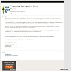 Timeshare Termination Team on LookUpPage