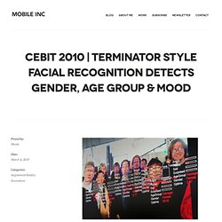Terminator Style Facial Recognition Detects Gender, Age Group & Mood