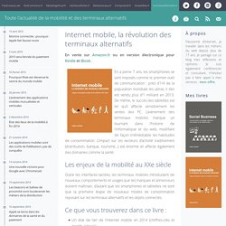 Internet mobile, la révolution des terminaux alternatifs - TerminauxAlternatifs.fr