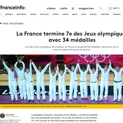 Les dix-huit médailles françaises aux JO en vidéo