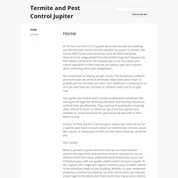 Termite and Pest Control Jupiter