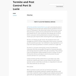 Termite and Pest Control Port St Lucie