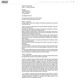 Ikku® — Terms & Conditions