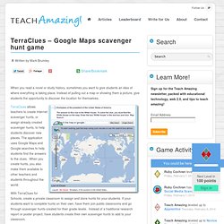 TerraClues – Google Maps scavenger hunt game