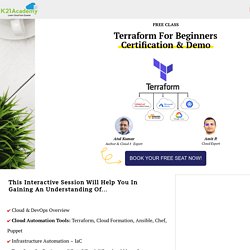 [FREE Class] Terraform for Beginners, Certification & Demo