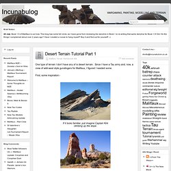 Desert Terrain Tutorial Part 1 » Incunabulog