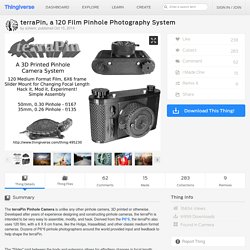 terraPin, a 120 Film Pinhole Photography System by schlem