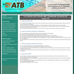 ATB / L'Association Professionnelle de Promotion de la Terrasse en Bois de Qualité