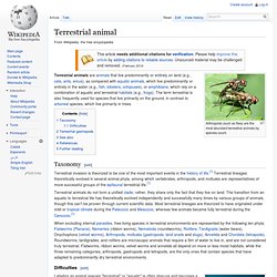 Terrestrial Animal