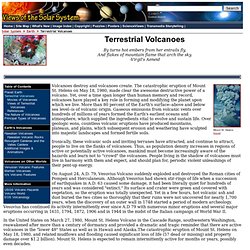 Terrestrial Volcanoes