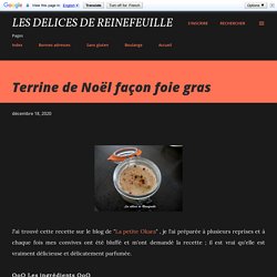 Terrine de Noël façon foie gras