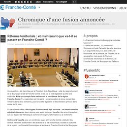 Réforme territoriale : et maintenant que va-t-il se passer en Franche-Comté ?
