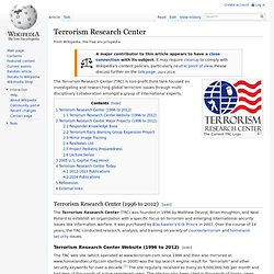 Terrorism Research Center