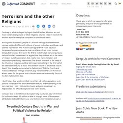 Terrorism and the other Religions