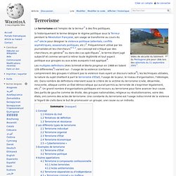 Terrorisme