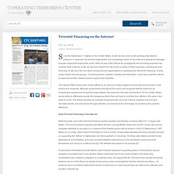 Terrorist Financing on the Internet