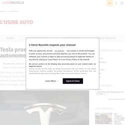 Tesla promet des "robots-taxis" autonomes pour 2020 - L'Usine Auto