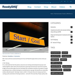 Test Automation Trends in 2016 (Part 2)