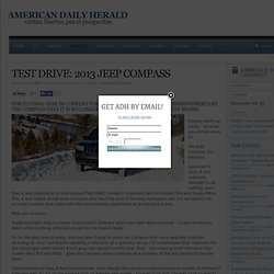 Test Drive: 2013 Jeep Compass