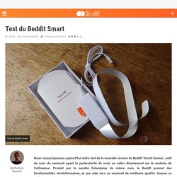Test du Beddit Smart