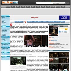 Test de Heavy Rain sur Playstation 3