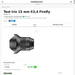 Test Irix 15 mm f/2,4 Firefly