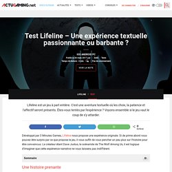 Test de Lifeline sur PC, iOS, Android