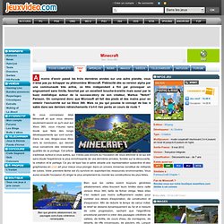 Test de Minecraft sur Xbox 360 - 11/05/2012