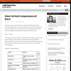 How to test responses
