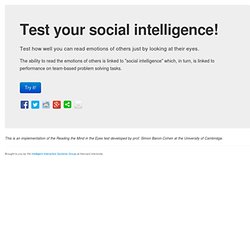 Test your social intelligence