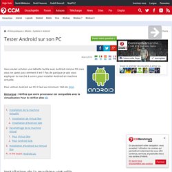 Tester Android sur son PC