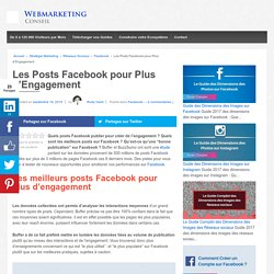 ▶ Testez ces 6 Posts Facebook pour +200% d'Engagement