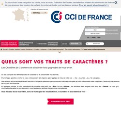 CCI de France : Testez votre profil entrepreneurial