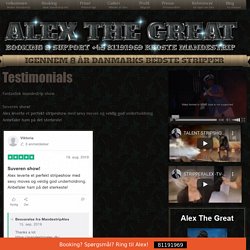 Testimonials Archive - Alex The Great