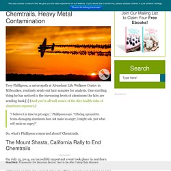 Experts Share Testimonials On Chemtrails, Heavy Metal Contamination : Healthy Holistic Living