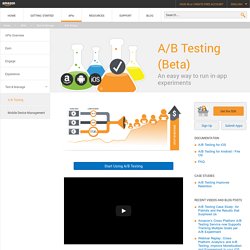 A/B Testing (Beta)