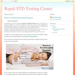 Effects of Chlamydia during Pregnancy