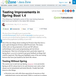Testing Improvements in Spring Boot 1.4