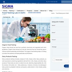 Food Testing Laboratory