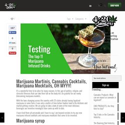 Testing the top 11 Marijuana Infused Drinks - 420Smokers
